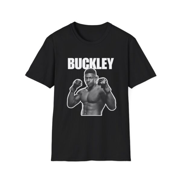 black T-shirt with ufc fighter Joaquin Buckley