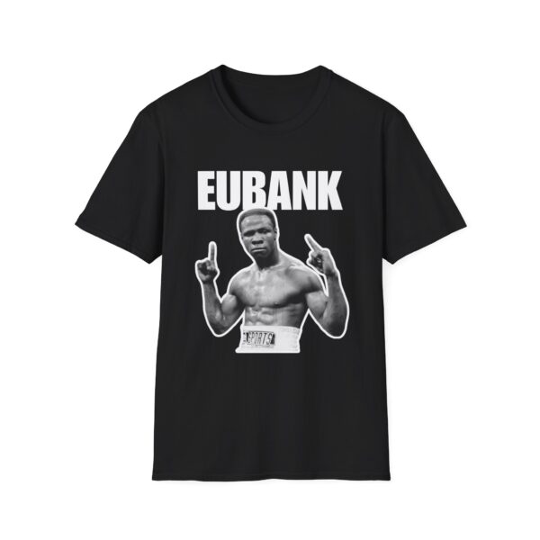 black T-shirt Chris Eubank Sr. in black and white