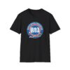 a World Boxing Association black T-shirt mockup