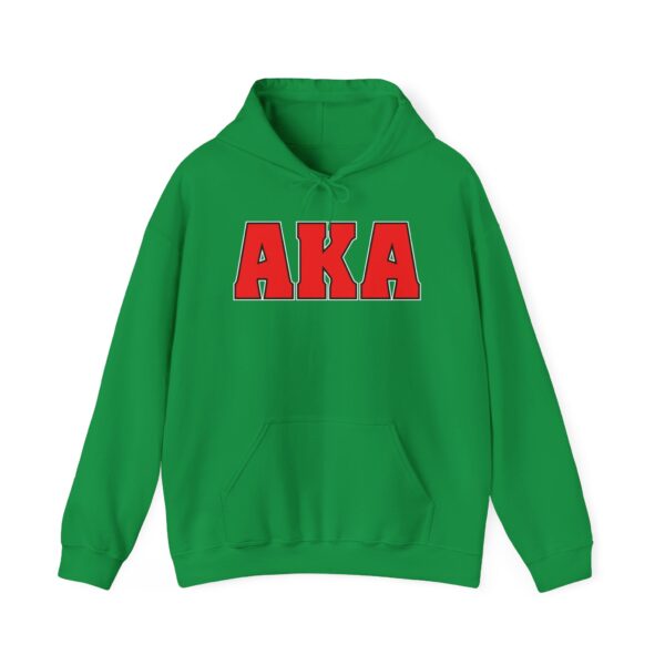 AKA American Kickboxing Academy symbol green hoodie male model