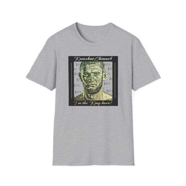 Khamzat Borz Chimaev gray Tee