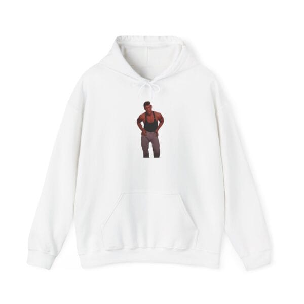 Van Damme Dancing Hoodie white