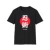 Ninjutsu Red Sun Shadow black Tee