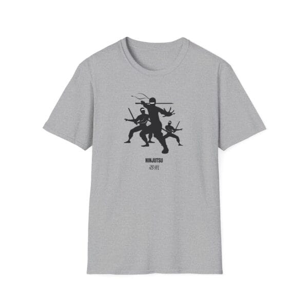 Minimalist Ninjutsu Shadow gray Tee