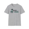 Gray version of dinosaur jiu-jitsu tee