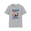 gray version of Cat Play With Submissions grappling cats tee