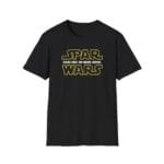 black tee featuring interstellar grapplers