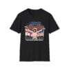 Merab Dvalishvili with Georgian and American flag, “Raised Georgian, sharpened American” MMA black tee.