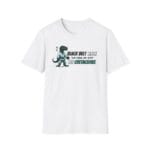 Dinosaur in gi and black belt design