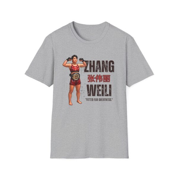 Zhang Weili gray Tee
