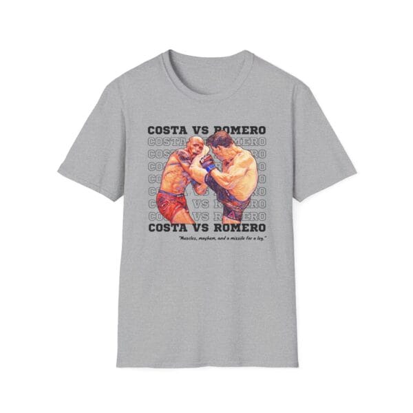 Costa vs Romero Missile Kick gray Tee