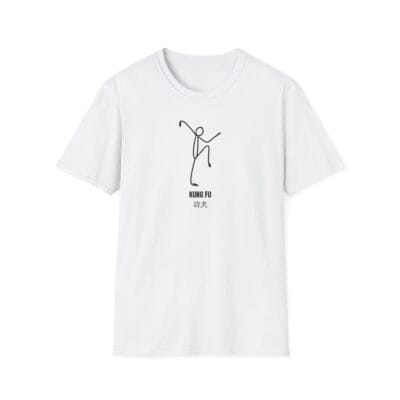 Minimalist Kung Fu Figure Tee