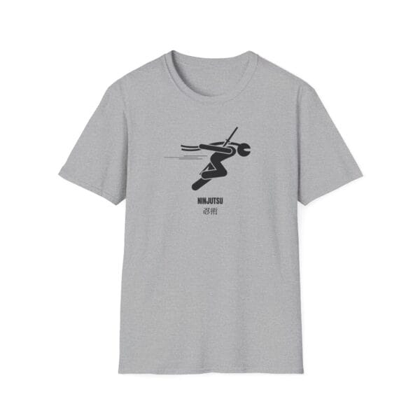 Minimalist Ninjutsu gray Tee
