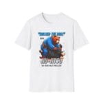 Bear grappling a bull in jiu jitsu gi – funny BJJ shirt