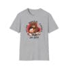 gray version of Bear Naked Choke bear grappling tee
