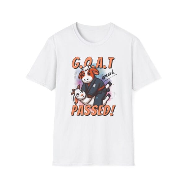 G.O.A.T Guard Passed Jiujitsu white Tee
