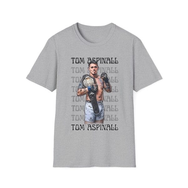 Tom Aspinall Champ gray Tee