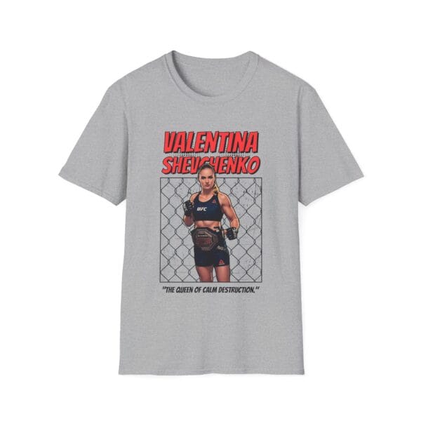 Queen of Calm Destruction gray Tee