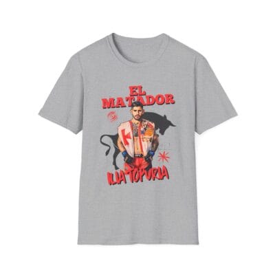 El Matador Ilia Topuria gray Tee