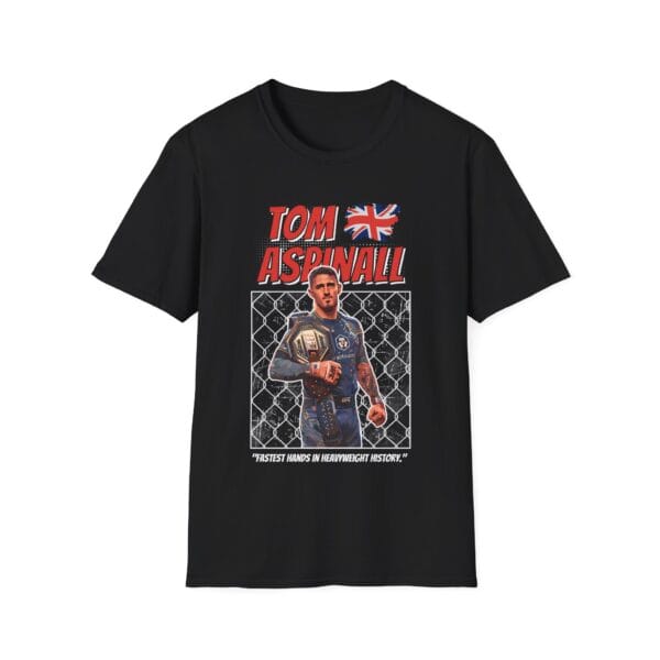 Tom Aspinall Fastest Hands black Tee