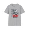 Elite Jiujitsu Tee in gray – snake and fighter jiujitsu art