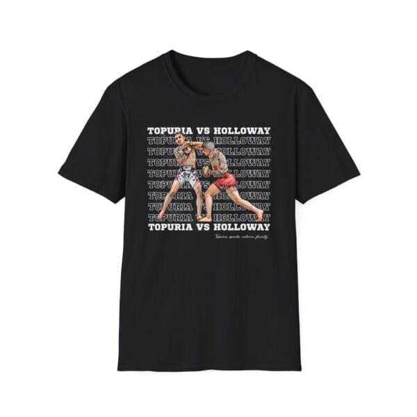 Topuria vs Holloway Violence black Tee