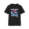 black version of Tap Week octopus and shark BJJ art tee