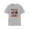 Boxing in every dimension cube fighting t-shirt in heather gray