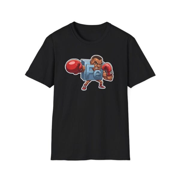 Iron Face Tee in black next to boxing wraps