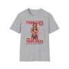 Thug Life Pixel Fighter tee in gray