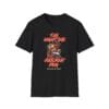 Nighttime knockout king owl boxing t-shirt in black
