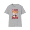I Love Cats and Jiujitsu tee in gray