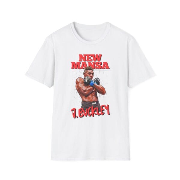 Joaquin Buckley with arms crossed artwork