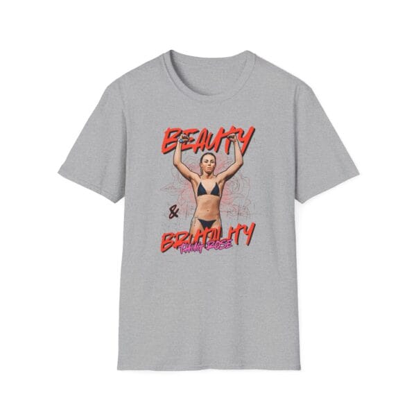Beauty and Brutality tee in gray