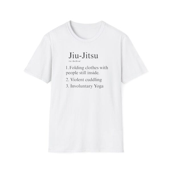 Folding clothes jiujitsu dictionary joke design