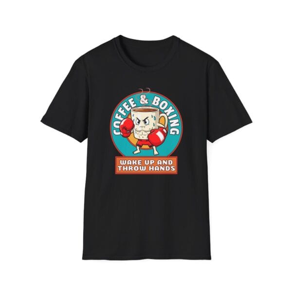 Coffee & Boxing tee in black