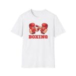 Two cartoon boxing gloves with limbs and gloves boxing