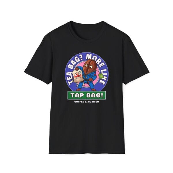 Tap Bag tee in black