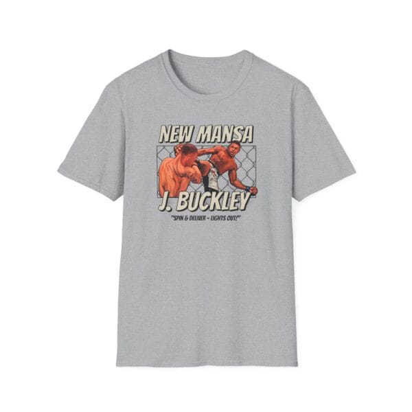 Spin and Deliver tee in gray