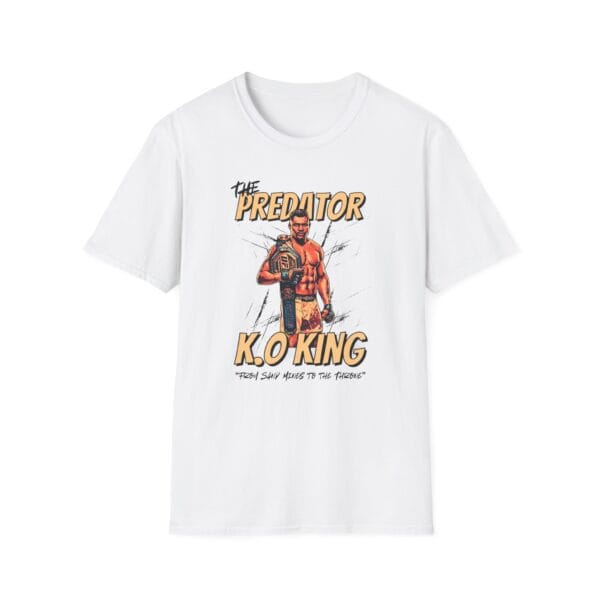 Francis Ngannou holding UFC belt