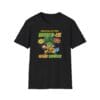 Brocco-Lee Tee in black with veggie prop