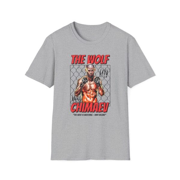 The Wolf Is Watching tee in gray
