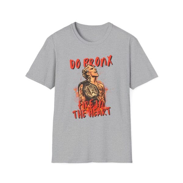 Do Bronx Fire in the Heart tee in gray