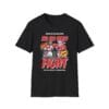 Black version of Ho Ho Holy Fight Tee design