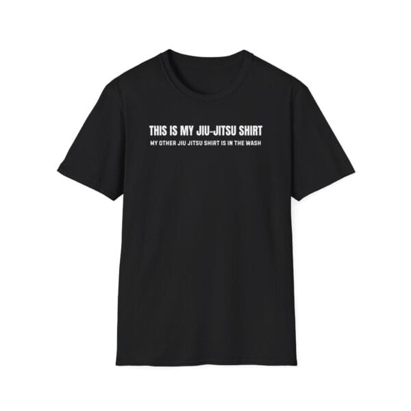 This Is My Jiujitsu Shirt tee in black