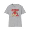 Boxing match box lighting up ring t-shirt in heather gray