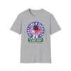 Float Like a Satellite tee in gray