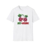 Two beets boxing in gloves