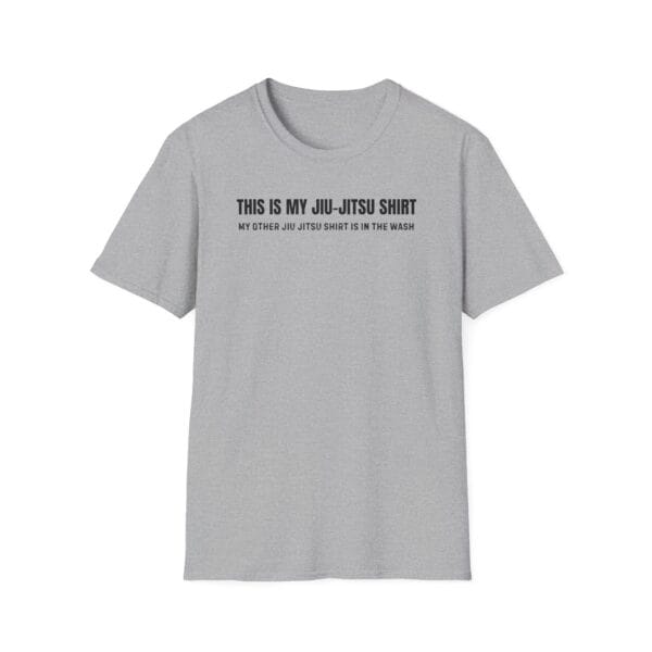 This Is My Jiujitsu Shirt tee in gray
