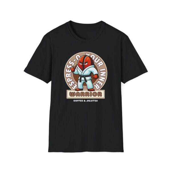 Espress-o Warrior tee in black